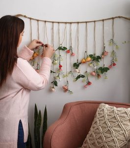 flower wall décor