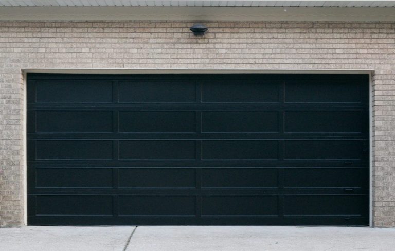 How to paint a garage door