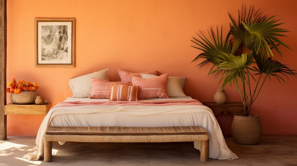 Color selection for style bedroom decor