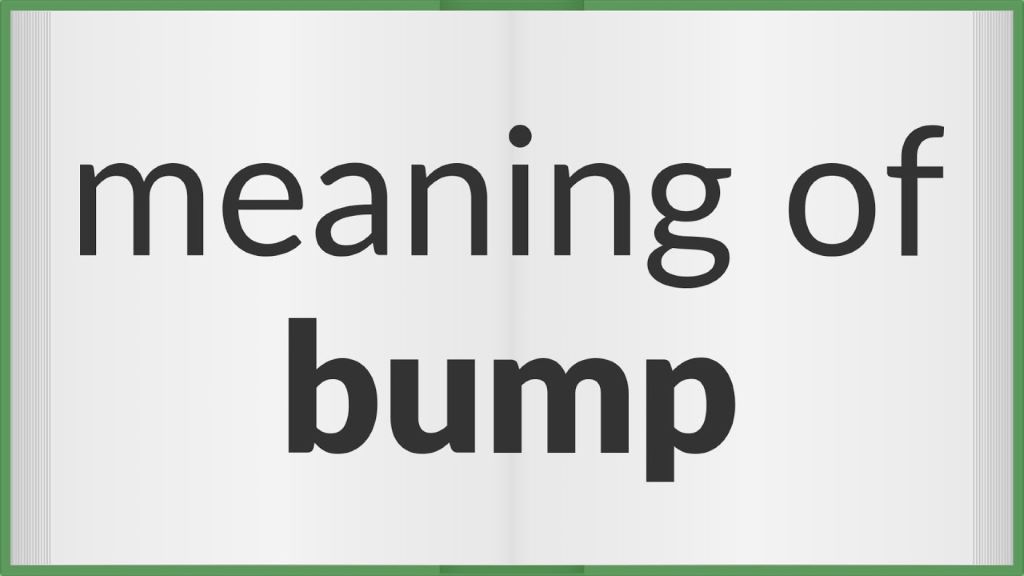 Does Bump Mean Sold?