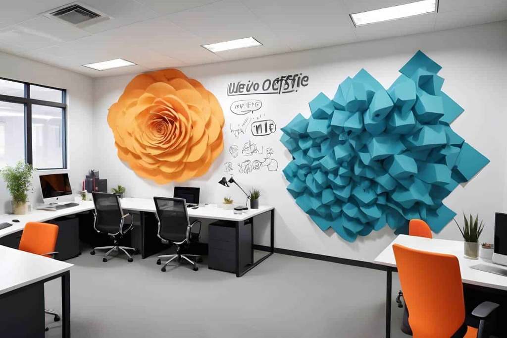 How to decorate your office walls at work