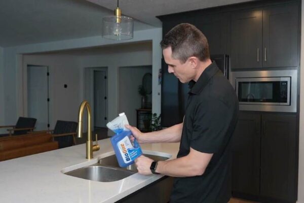 Bio One Drain Cleaner bottle for eco-friendly drain maintenance